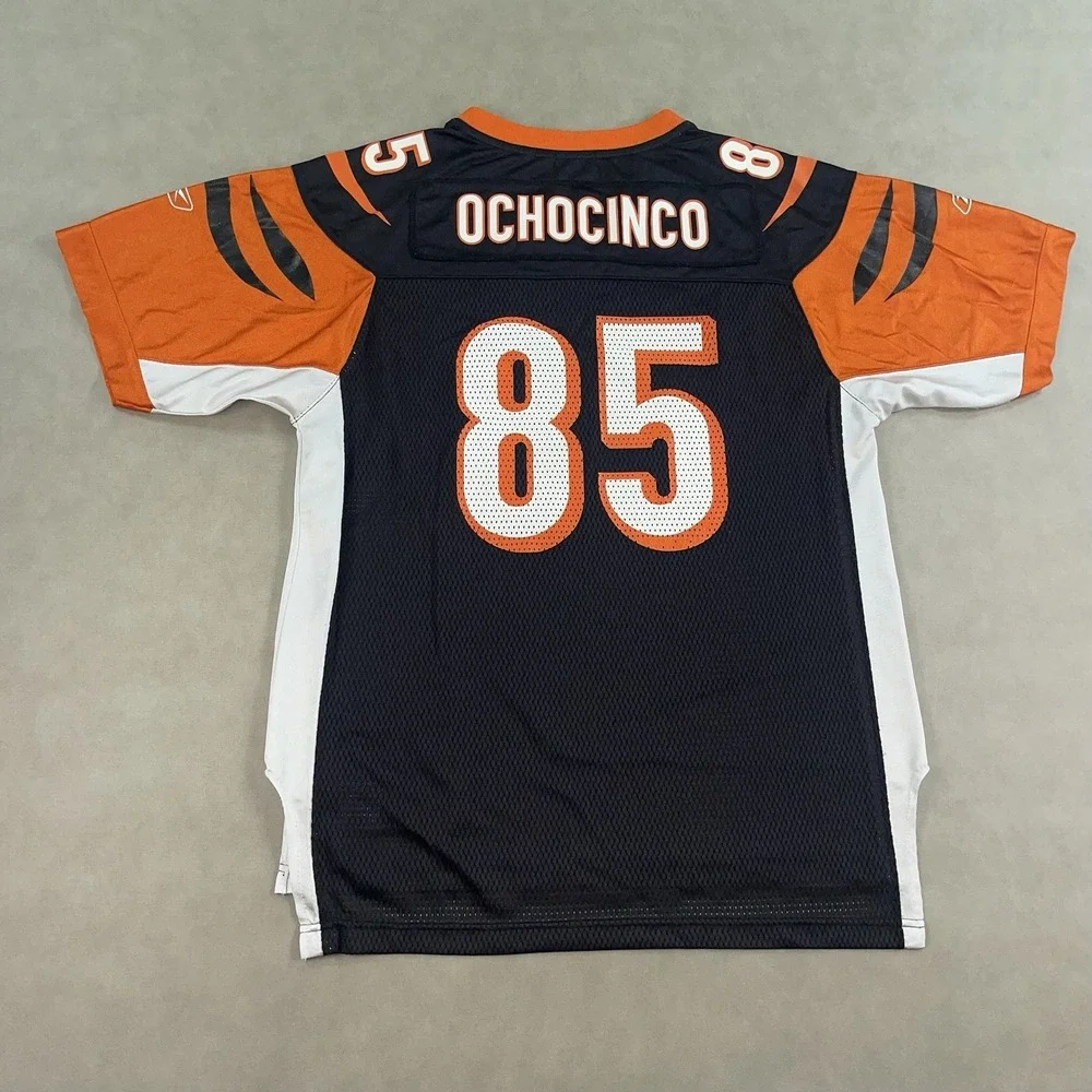 NFL Football Chad Ochocinco Johnson #85 Youth XL Reebok On Field Jersey Black
